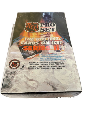 1990-91 NHL Hockey Pro Set Series 2 Wax Box Factory Sealed 36 Pks