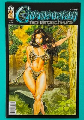 YOW! Budd Root CAVEWOMAN PREHISTORIC PINUPS # 6 COMIC ~ WOWZA & HUZZAH!