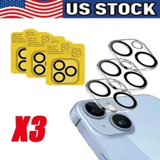 3x For iPhone 16 15 14 13 Pro Max Tempered Glass Camera Lens Cover Protector Lot