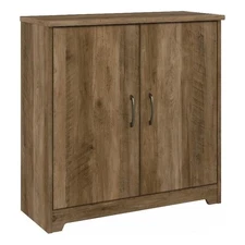 Bush Furniture Cabot Small Storage Cabinet with Doors in Reclaimed Pine