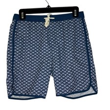 Fair Harbor Boys Navy Geometric Board Shorts XL Surf Swim Trunks