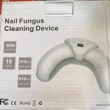 LED Nail Fungus Treatment Light Therapy Device 36W 18 LEDs 470nm Blue 910nm Red