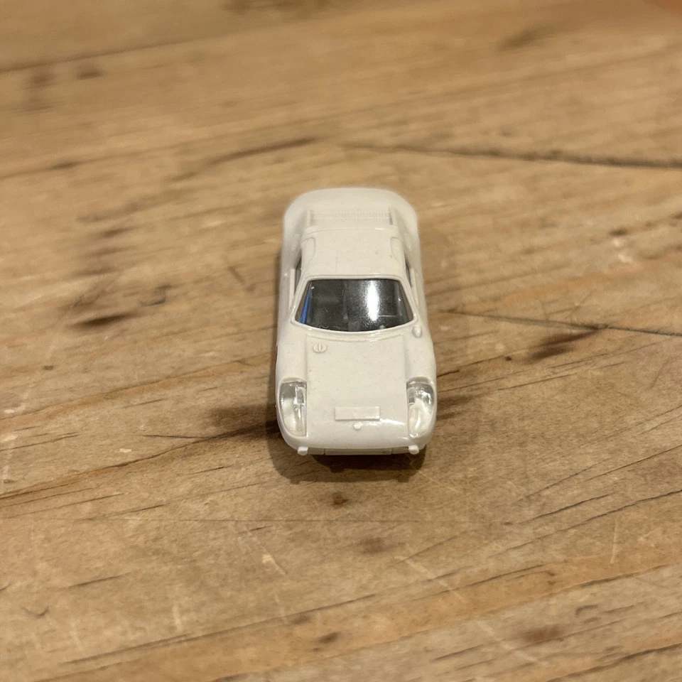 Coche miniatura de juguete vintage Wiking Porsche Carrera 1:87 gris claro Foto 2 de 4