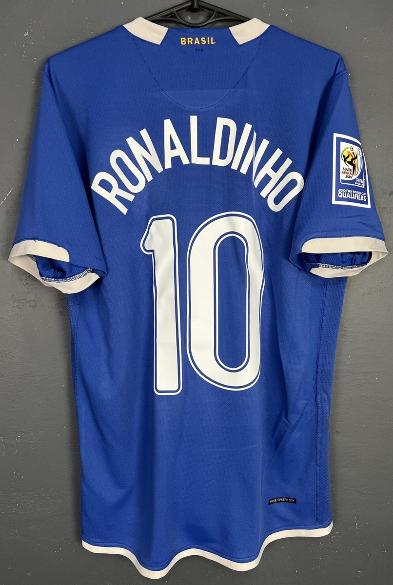 RONALDINHO #10 MEN'S BRAZIL BRASIL 2006/2008 FOOTBALL SOCCER SHIRT
