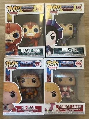 Master of The Univers Funko Pops Set of 4
