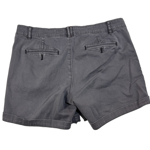Pilcro&Letterpress Anthropologie Shorts Gray MidRise Stretch Hyphen Chino 33 - Picture 2 of 10
