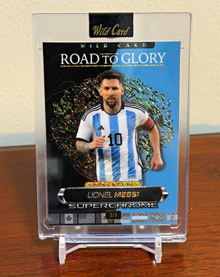 Wild Card 2026 Road to Glory SuperChrome Lionel Messi Argentina DSCRG5-LM2 1/1