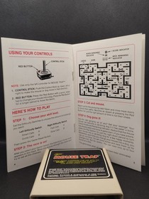 MOUSE TRAP ATARI 2600 COLECO COLECOVISION GAME CARTRIDGE & MANUAL VGC