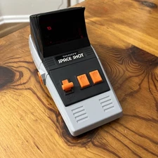 Vintage 1982 Tandy Space Shot Electronic Tabletop Arcade Game Works