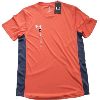 Under Armour Herren orange grau tailliert Sport Tee T-Shirt Größe L Large neu mit Etikett Geschenk
