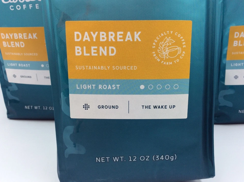 Mezcla de café molido Caribou Daybreak tostado ligero 12 oz ENE/2026, 6/BOLSAS Foto 2 de 3