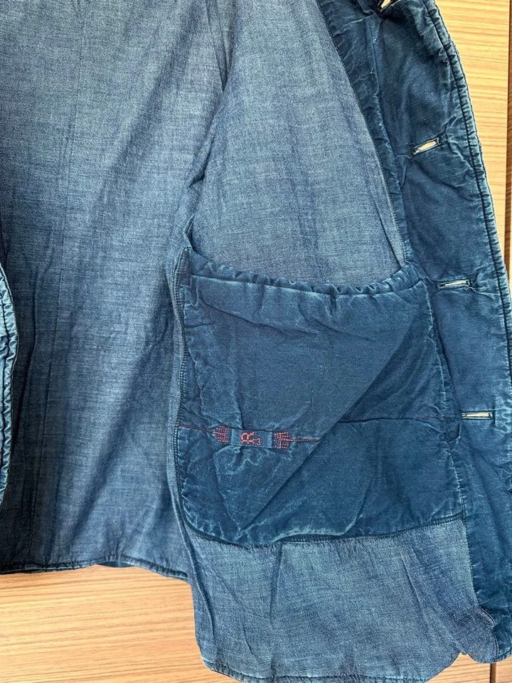 Chaqueta de plumón vaquera vintage 45Rpm Foto 4 de 4