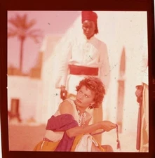 Sophia Loren Legend of the Lost 1957 Camera Original 2.25 x 2.25 Transparency