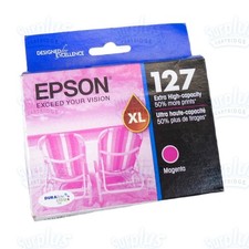 Genuine Epson 127 Magenta Ink Cartridge NX625 WF7010 WF7510 WF7520 WF3520 WF3540