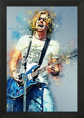 Chad Kroeger Framed Wall Art Poster Canvas Print Picture