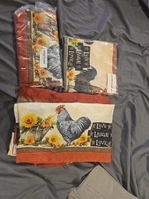 Goodgram Rooster And Sunflowers Panels And Tier @ Valence Set 36' X 2