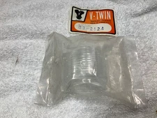 Harley Clear Glass Tombstone TOP Tail light lens V-Twin New -Knuckle,Pan, Shovel