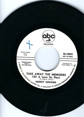 #ad #ad NORTHERN SOUL SHERRY GROOMS quot;TAKE AWAY THE MEMORIESquot; quot;NIGHT FALLquot; PROMO NM $17.99