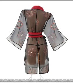 Sexy Lingerie Japanese Kimono Bathrobe Cosplay Costumes Traditional Pajama Dress