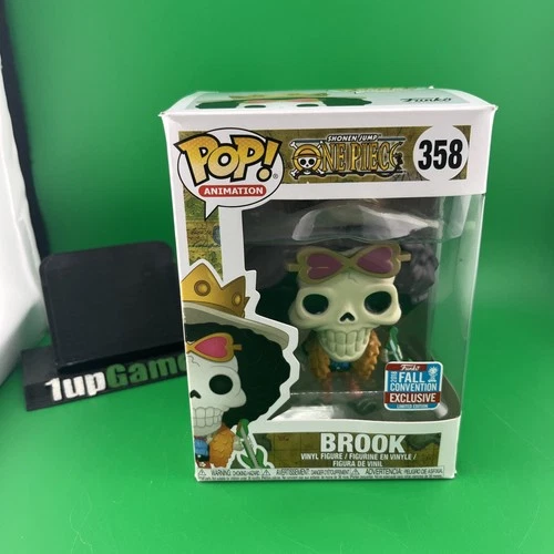 Funko Pop ONE PIECE Brook ( With Guitar) 2018 Fall Convention Exclusive#358(T45)
