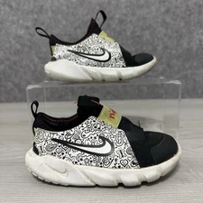 Nike Flex Advance SE Kids Shoes Size 9C DV3099-001 Doodle Print