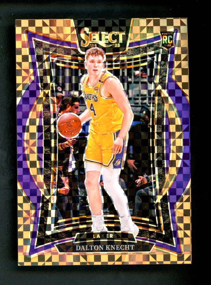 2024-25 Select Bronze Checker Prizm #91 Dalton Knecht Lakers RC Rookie 11/49