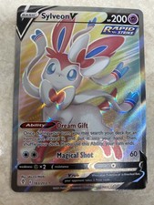 Sylveon V Full Art Ultra Rare (NM) Pokémon SWSH Evolving Skies  (183/203) on eBay