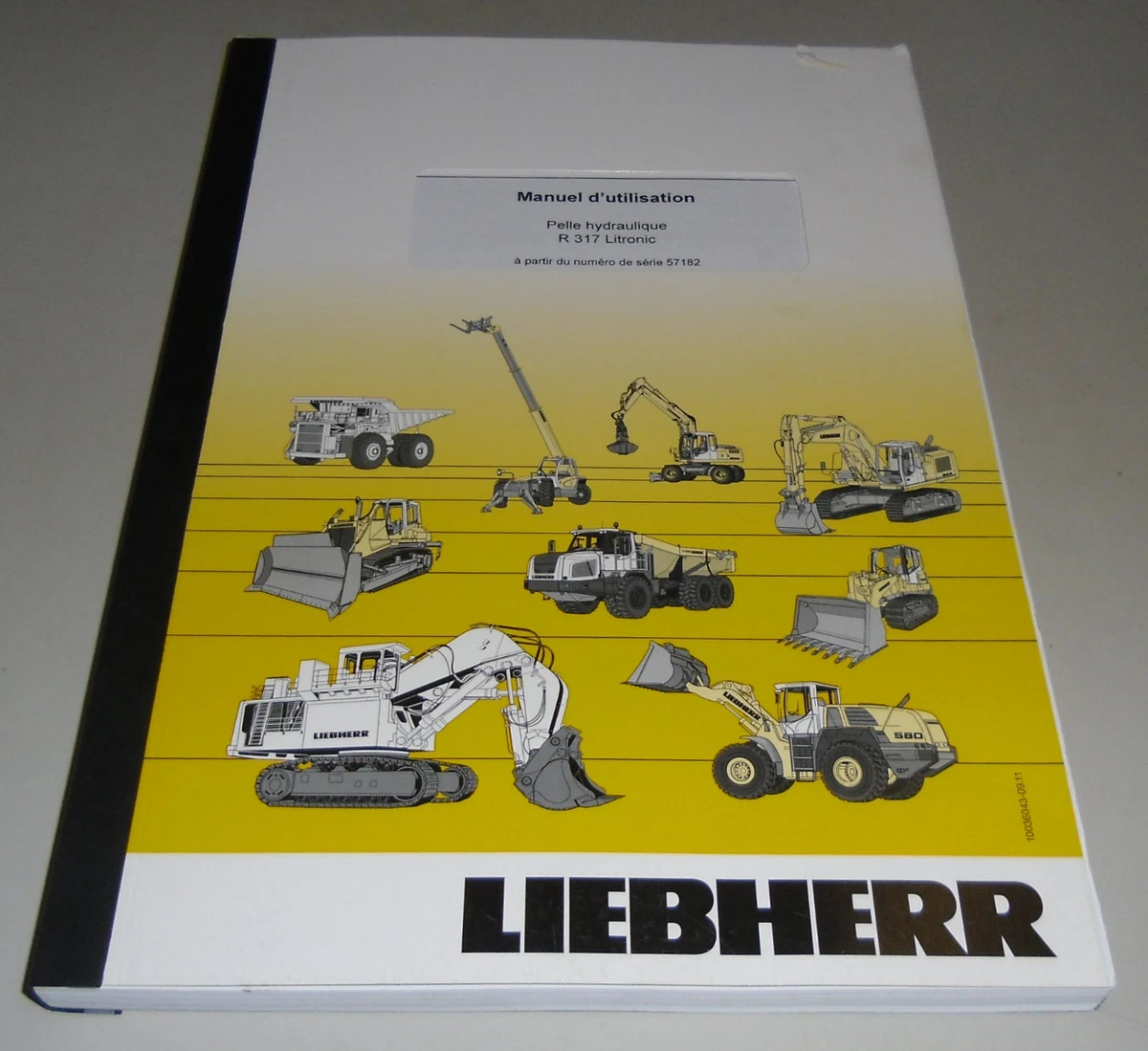 Manual D D Use Liebherr R 317 Litronic Skin Excavator