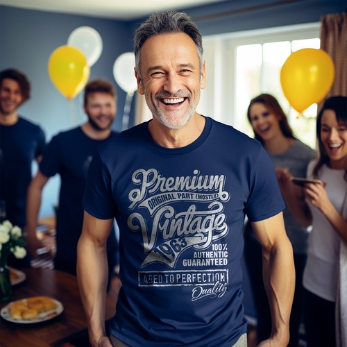 Premium Vintage 1963 60th - Funny T-shirt for the Classy and Vintage at Heart! U - Picture 14 of 36