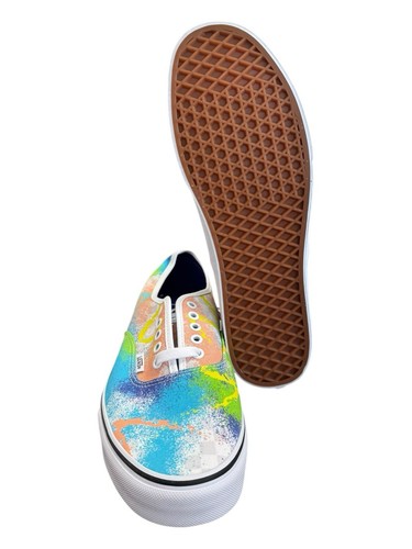 Vans Authentic (Retro Mart) Multi/Tr Blanco VN0A348A40L Hombres Talla 12 - Imagen 4 de 7