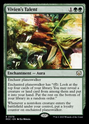 MTG Commander 2023 MOM R Vivien's Talent #0078