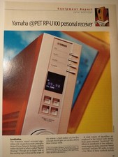 Yamaha Pet RP U100 Personal Receiver Auralization Vintage Print Ad