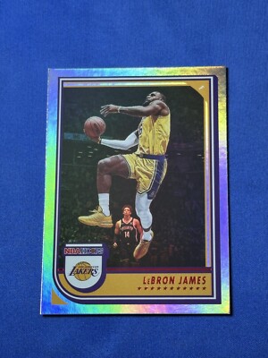 LeBron James 2022-23 NBA Hoops #170 IMPULSE Red Foil /25 *Ultra Rare SSP*