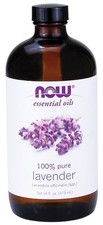 Now Foods Lavender Oil - 16 oz. Incense Oil For Burner and Diffuser Use