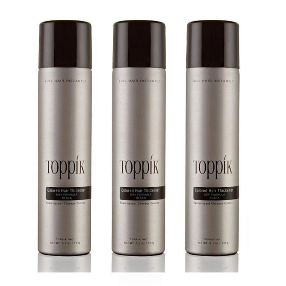 TOPPIK Hair Thickener Spray 3er Set - Haarverdichtungsspray, Haarverdichter