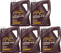 Mannol 7715 Longlife 504/507 5W-30 MotoröL 5X 5 = 25 Liter