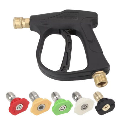 #ad 1 4quot; Car High Pressure Washer Gun 4350 PSI Foam Spray Short Wand5 Nozzles New $20.56