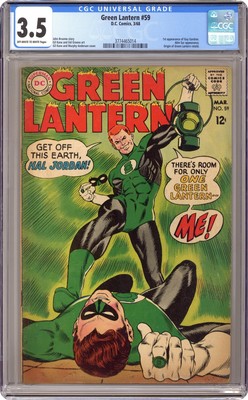 Green Lantern #59 CGC 3.5 1968 3774465014 1st app. Guy Gardner