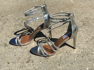 silver homecoming shoes