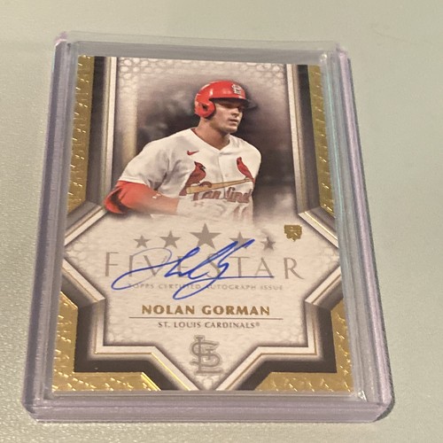 2023 Topps Five Star Nolan Gorman RC Auto St. Louis Cardinals eBay
