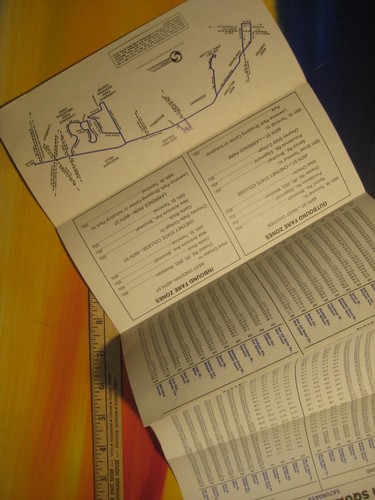 SEPTA #104 West Chester, 59th Street Philadelphia Rapid Transit Timetable 1976 - Picture 3 of 4