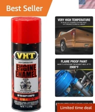 Aerosol Engine Enamel Bright Red - 11oz Semi-Gloss, Chemical & Heat Resistant