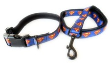 Superman Dog Collars and Leads