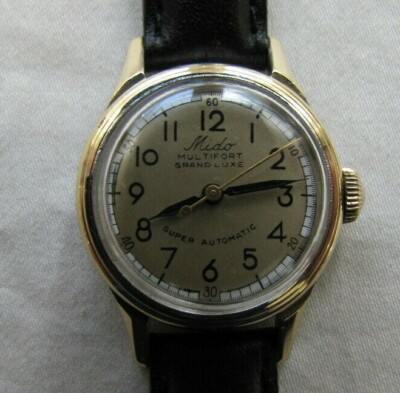 MIDO MLTFRT GRAND LUXE SUPERAUTO GOLD/SS SCRBK WP