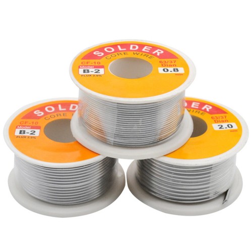 US 1-2 piezas 100 gramos 63-37 estaño colofonia núcleo soldadura alambre eléctrico Sn60 fundente 0,8 mm - Imagen 6 de 24