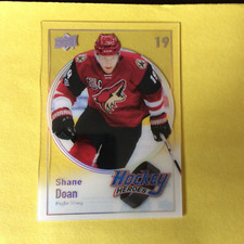 2023-24 Upper  Deck Shane Doan Clear  Cut Hockey Heros  Card HH-14