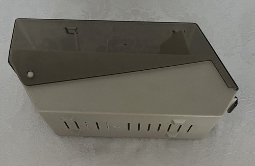 VINTAGE 3,5" UCHWYT NA DYSKIETKĘ Plastikowy POJEMNIK DO PRZECHOWYWANIA • 3 przegrody - Zdjęcie 6 z 8