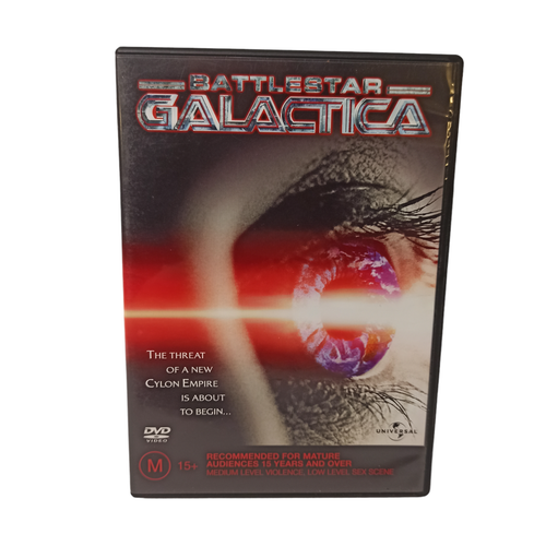 Battlestar Galactica Mini Series (DVD) Action Sci-Fi Droids Robots Space Battle - Picture 1 of 10