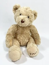 F.A.O Schwarz Plush 10.5” Sitting Teddy Bear