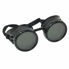 Steampunk welding goggles glasses eye protection cyber goth punk sunglasses 